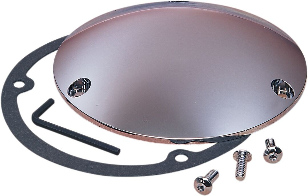 Drag Specialties Derby Cover Chrome 3-Hole Diecast Derby Cvr 70-98Bt