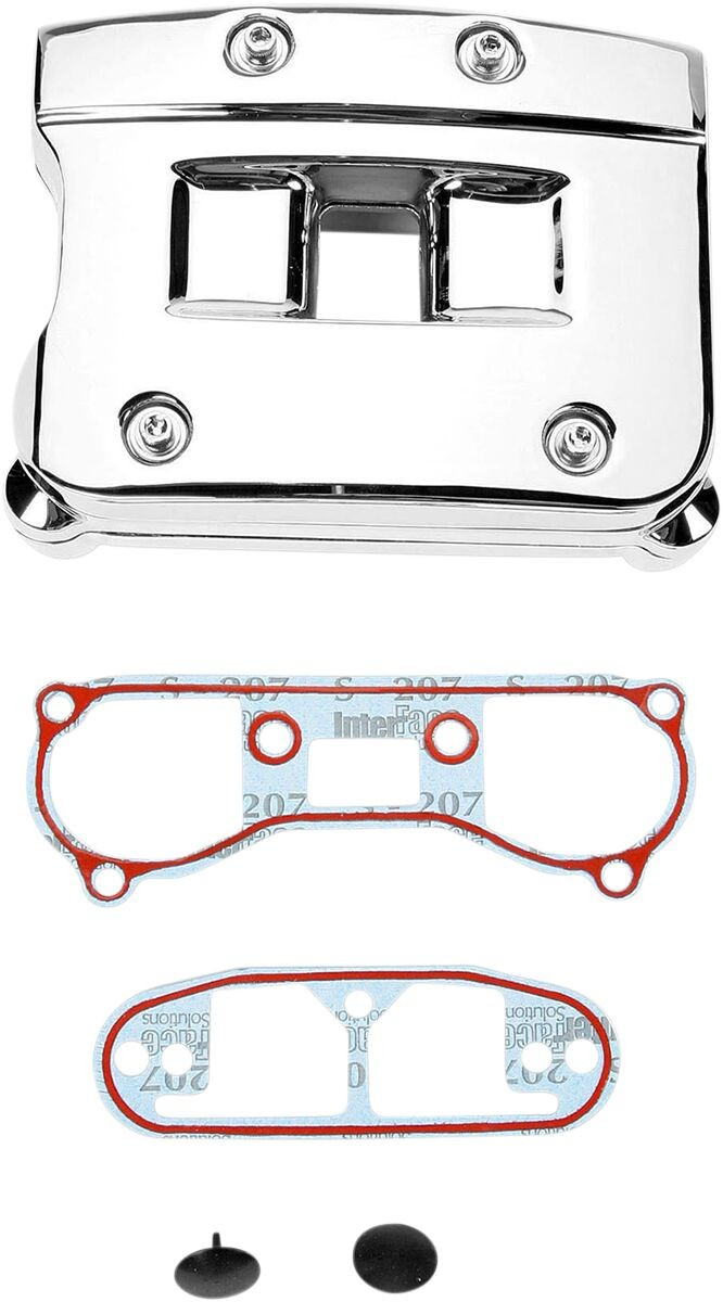 Drag Specialties Rocker Cover Kit Chrome Chr Rckr Cvr Set 92-99 Bt