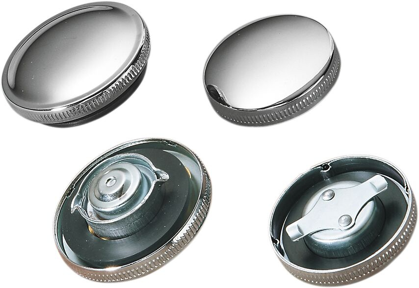Drag Specialties Replacement Gas Cap Vented Chrome Gascap Vented 61102