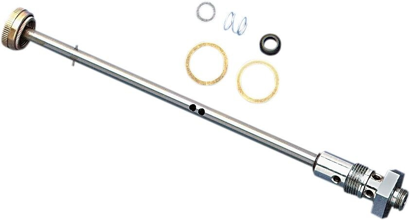 Drag Specialties Shut-Off Gas Valve Rod Chrome Shut-Off Gas Valv Rod C