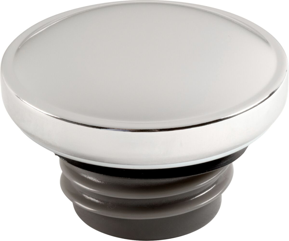 Drag Specialties Gas Cap Screw-In Vented Chrome Cap Gas Scrw Vent L96-