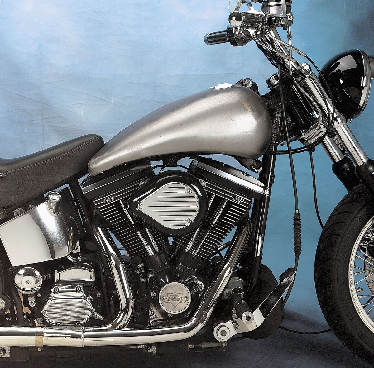 Drag Specialties Fat Bob Flat-Side Gas Tank Extended 2