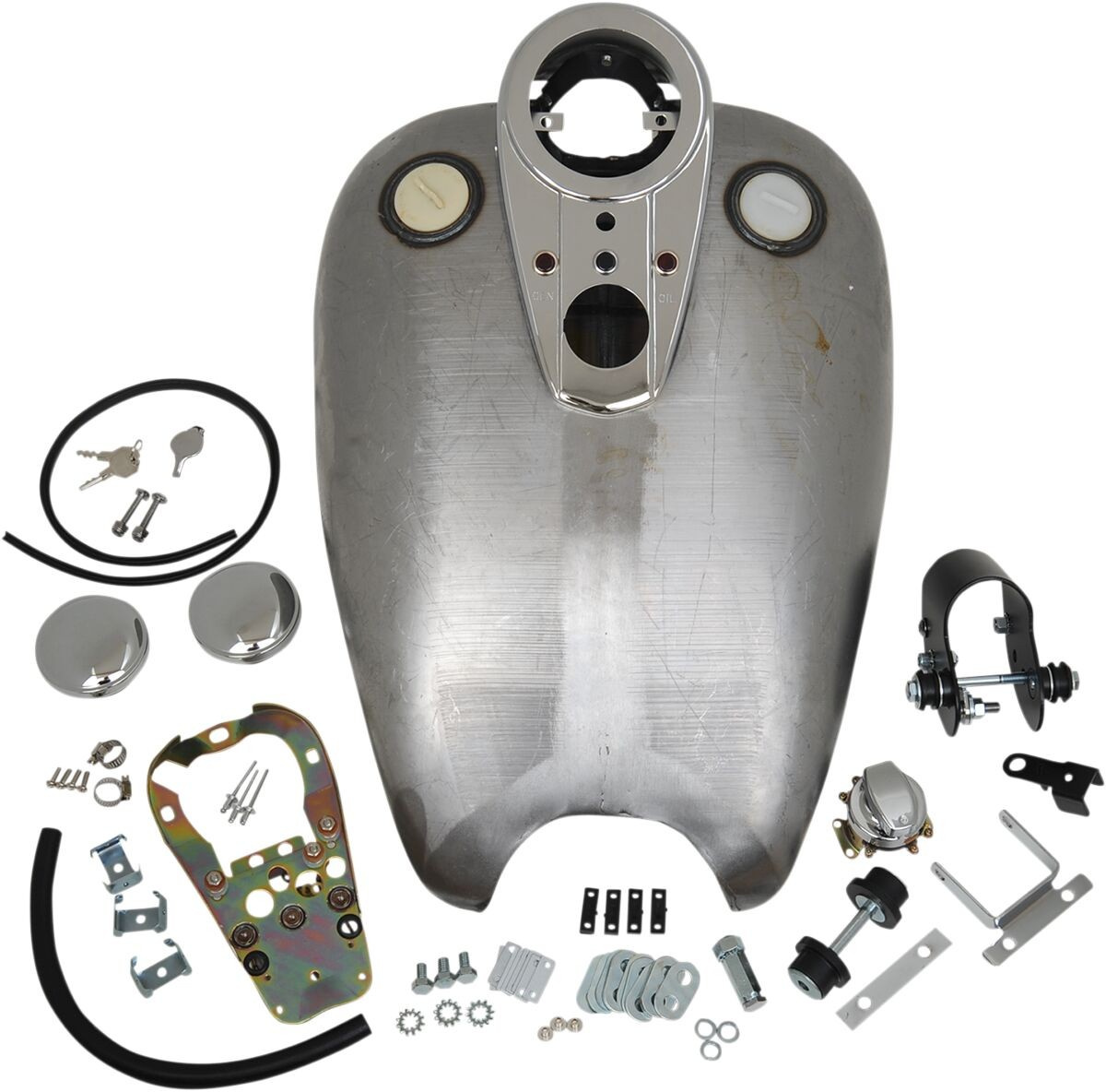 Drag Specialties Rubber Mount Quickbob Gas Tank Extended 2