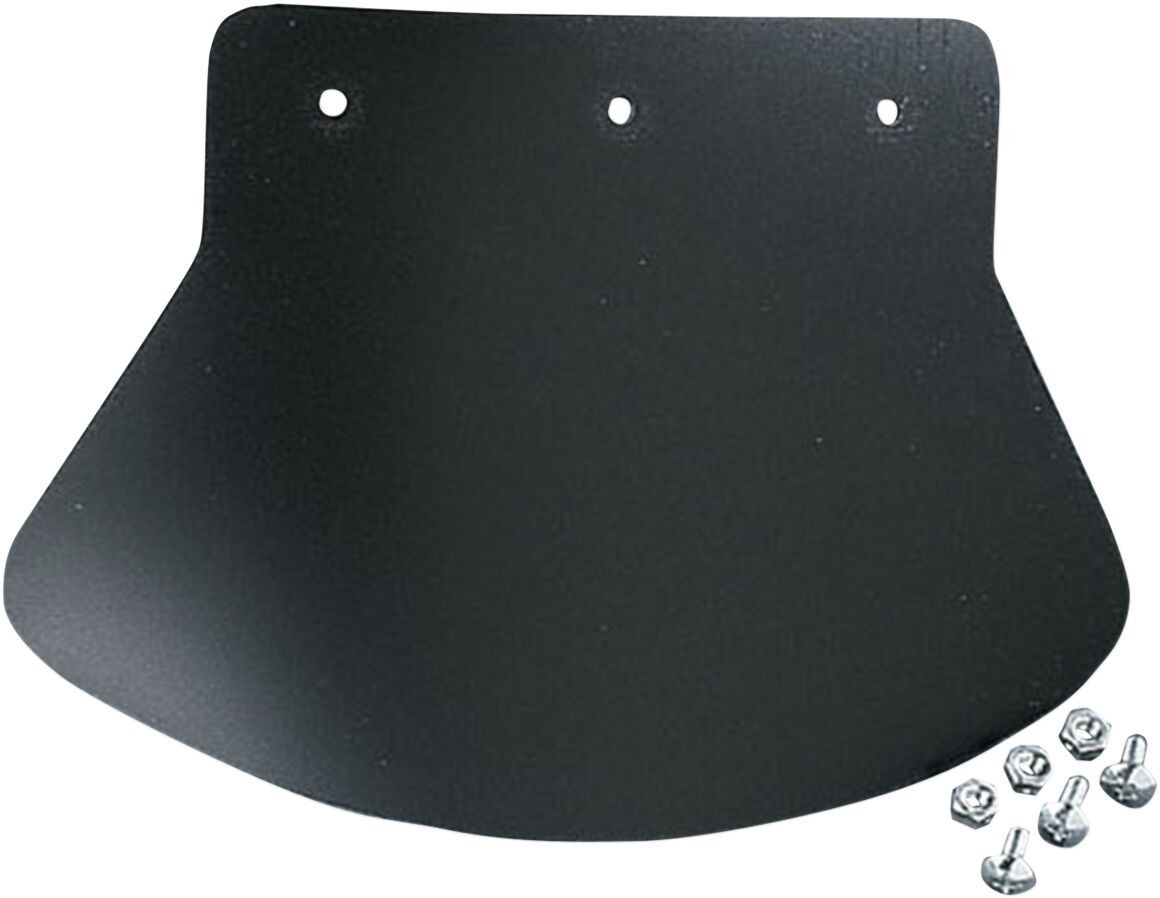 Drag Specialties Seats Mud Flap Plain Rubber Black Mud Flap Medium - P
