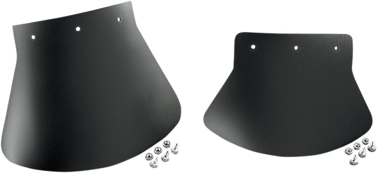 Drag Specialties Seats Mud Flap Plain Rubber Black Mud Flap Medium - P