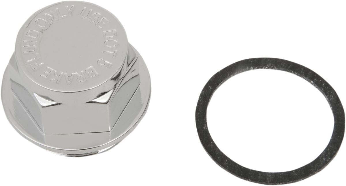 Drag Specialties Rear Master Cylinder Cap Chrome Chr Mastr Cyl Cap 58-