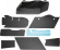 Drag Specialties Liner Saddlebag Textile Black Liner S-Bag 93-13Tourin