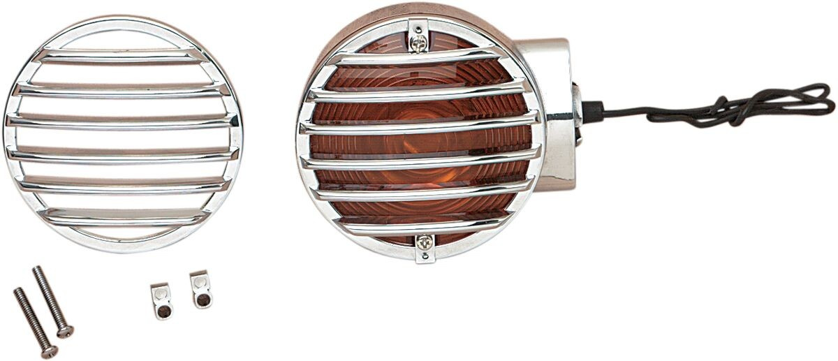 Drag Specialties Turn Signal Lens Grilles Turn Signal Lens Grilles Flt