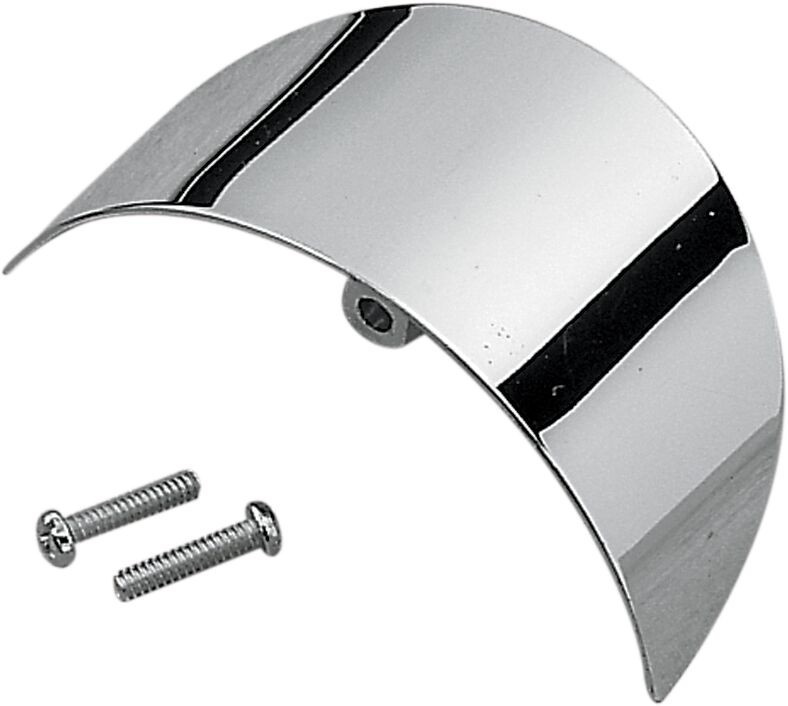 Drag Specialties Front/Rear Turn Signal Visor Chrome Visor T/S Fr/R 88