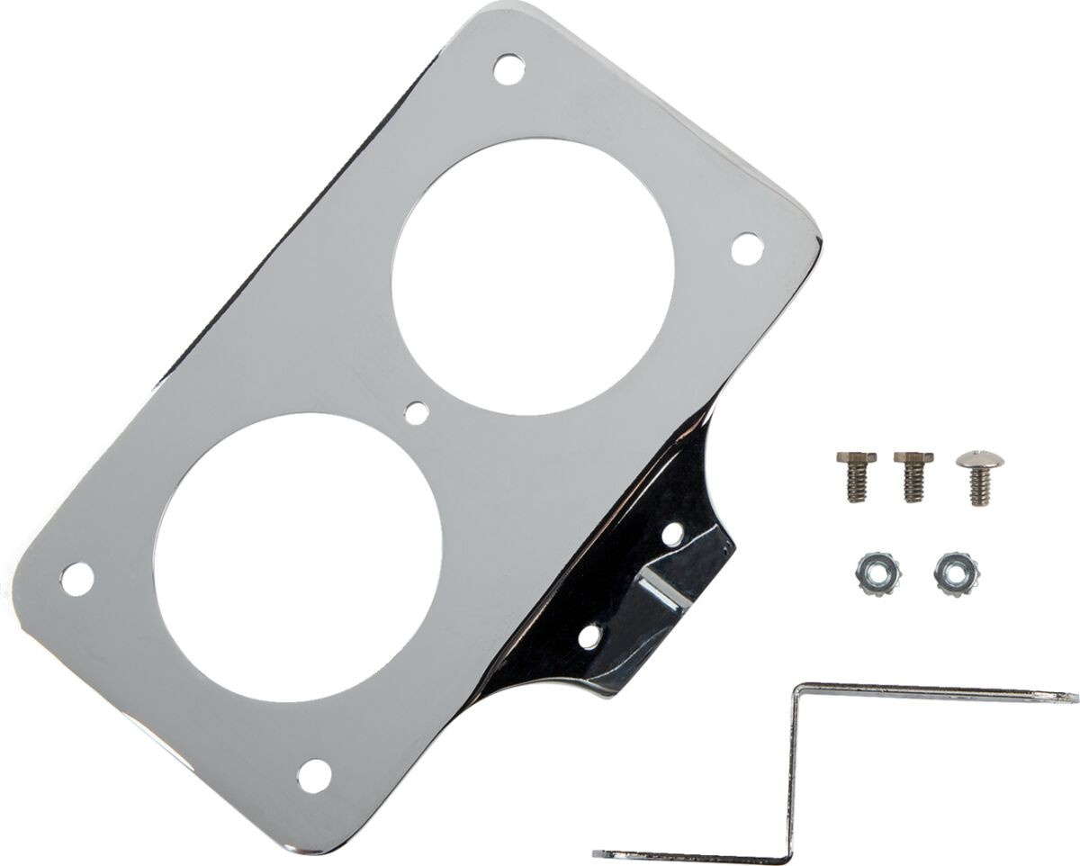 Drag Specialties Laydown License Plate Mount Steel 97-06 Flsts License