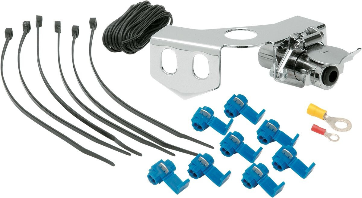 Drag Specialties Trailer Hitch Receptacle Kit Hitch Receptacle 80-08Fl