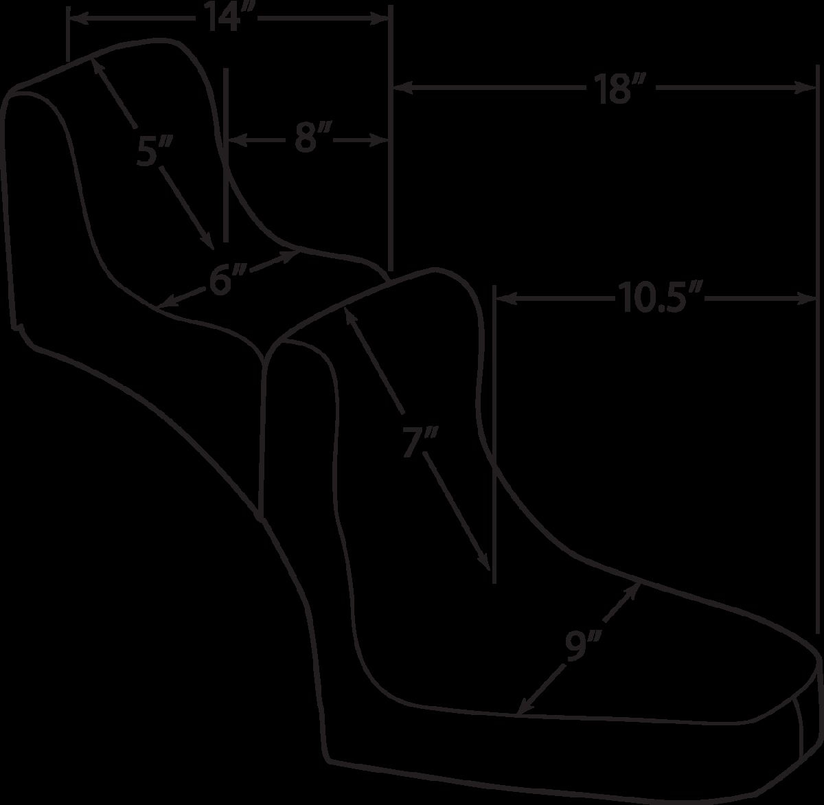 Drag Specialties Seats Pillion Pad Scorpion Rear Solo Vinyl Black High