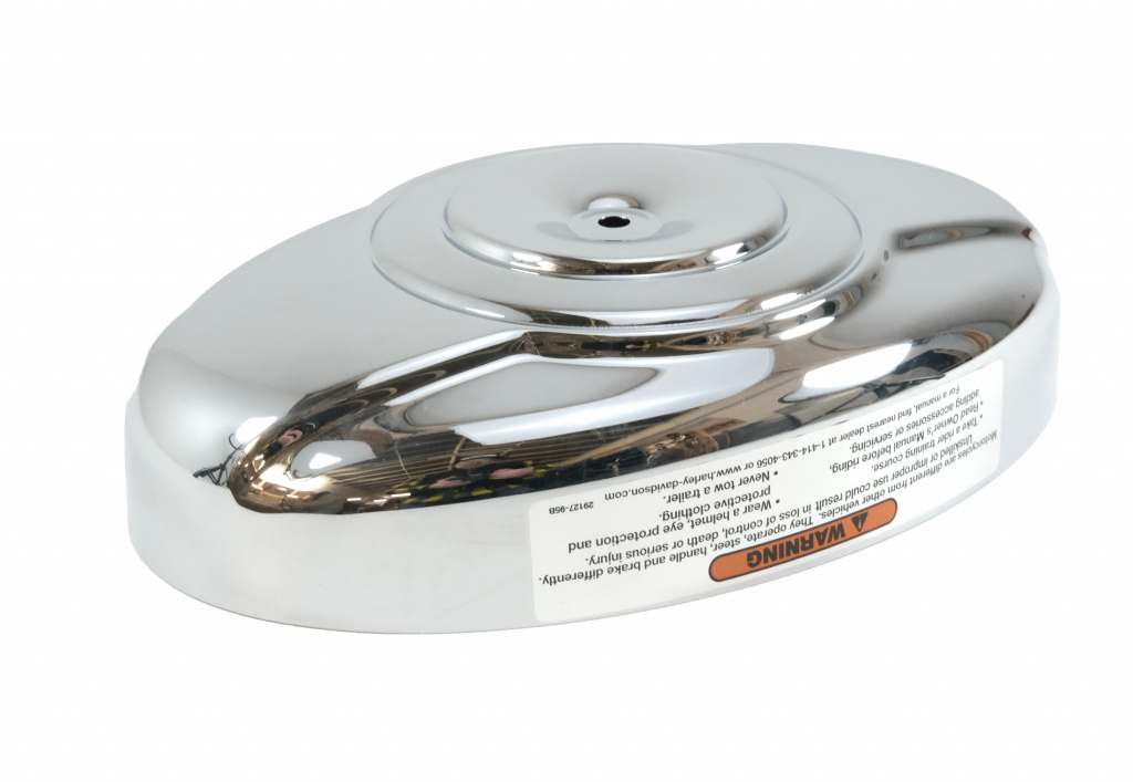 Harley Davidson Air Cleaner Cover, Chrome W/Ou OEM: 29121-07