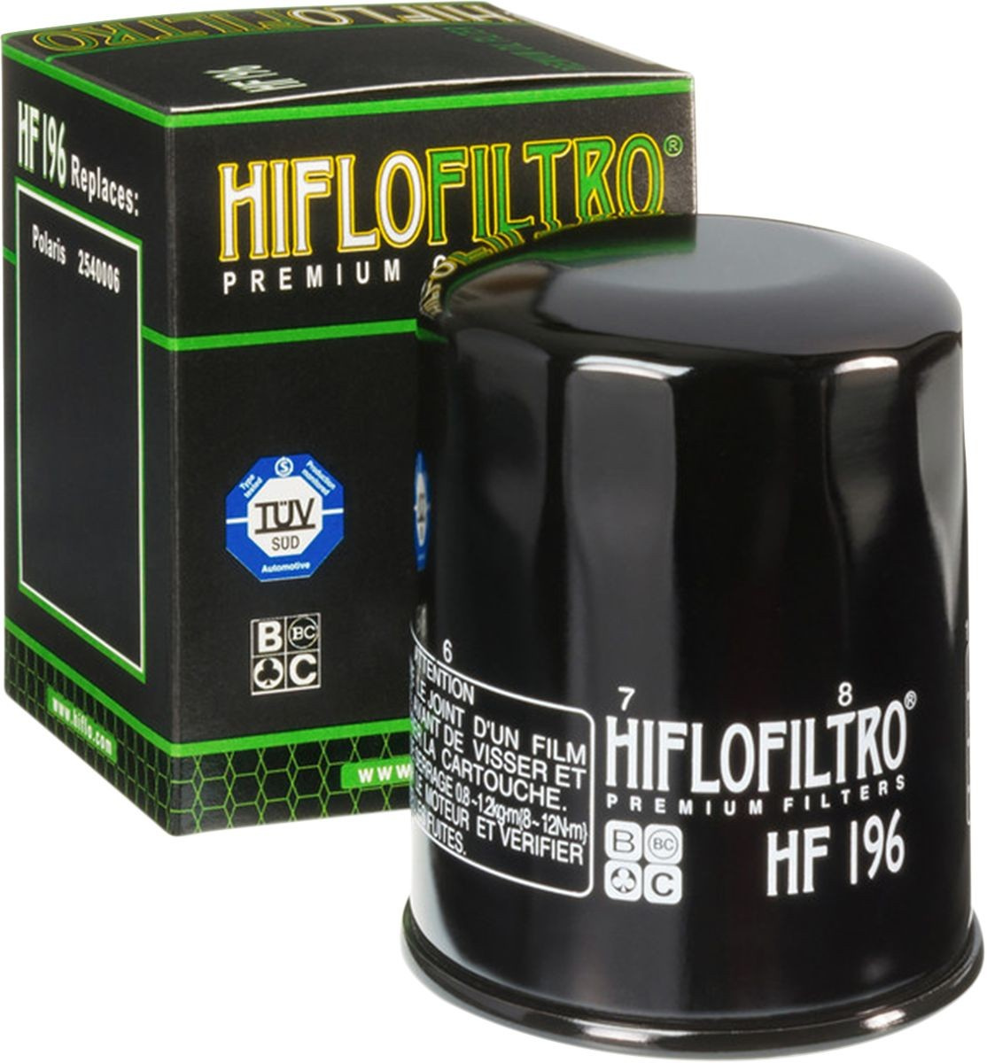 Hiflofiltro Oil Filter Spin-On Paper Glossy Black Hiflofiltro Oil Filt