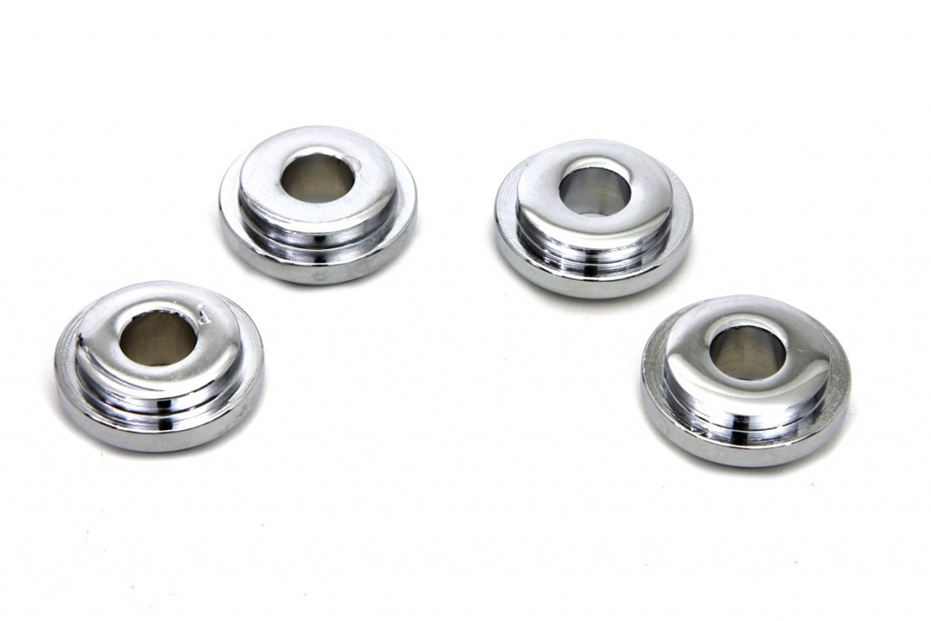 Chrome Solid Riser Mount Set