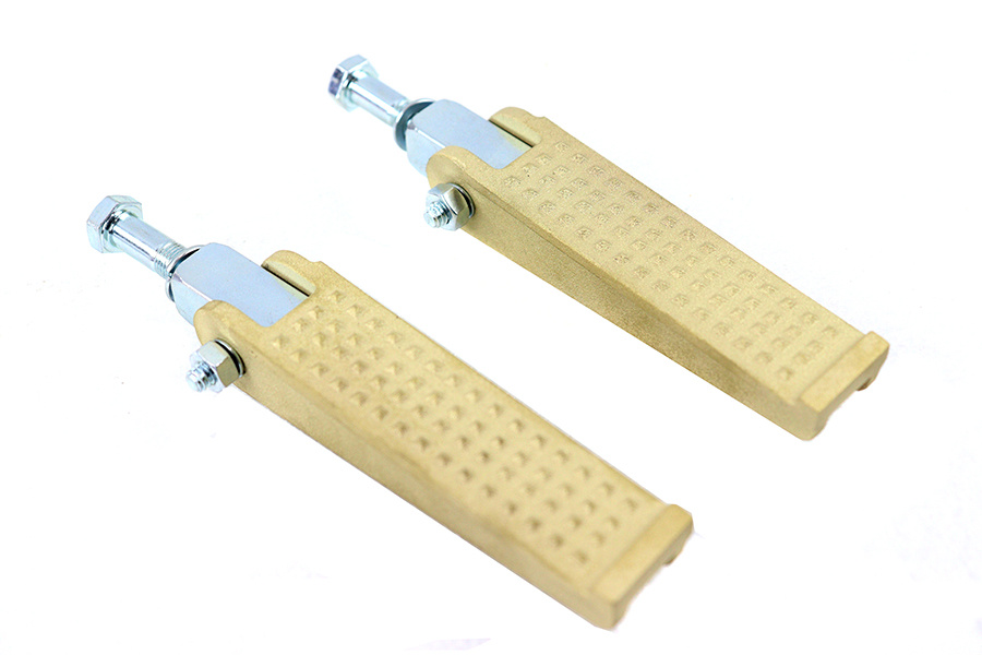 Anderson Chopper Style Footpeg Set Brass