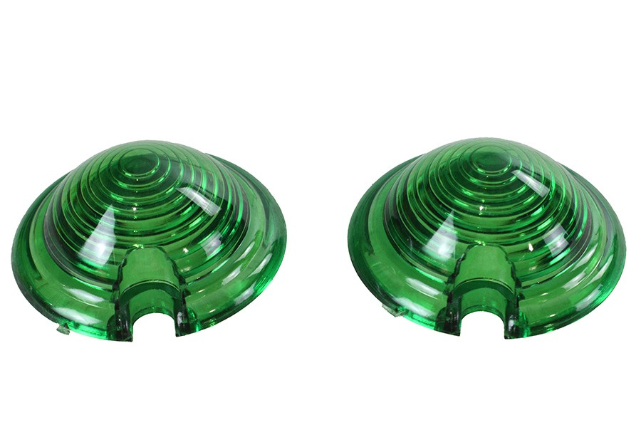 Bullet Style Marker Lamp Green Lens Set
