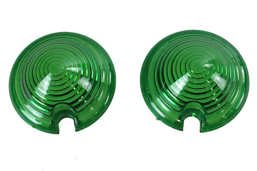 Bullet Style Marker Lamp Green Lens Set