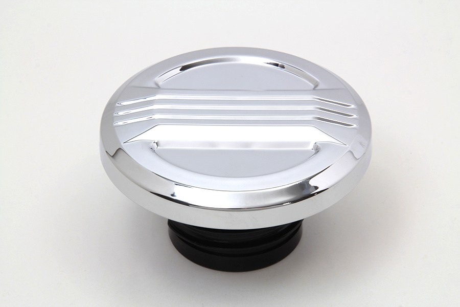 Air Flow Gas Cap Vented Chrome 96-up
