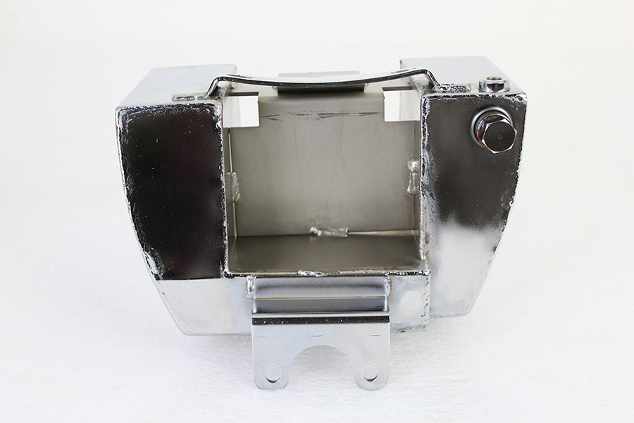 Center Post Mount Oil Tank Chrome XL 57-85, W-WR 41-52