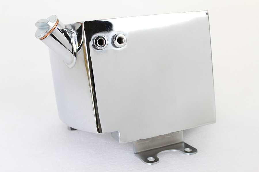Center Post Mount Oil Tank Chrome XL 57-85, W-WR 41-52