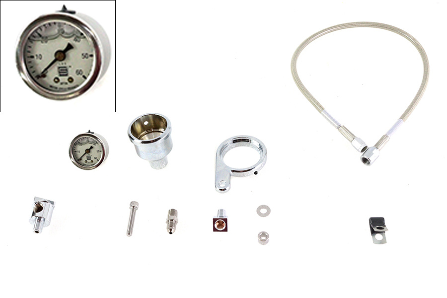 Rocker Box Oil Pressure Gauge Kit XL 91-03