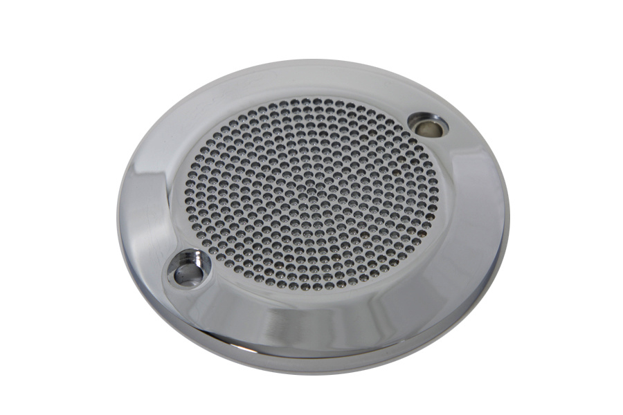 Chrome 2-Hole Perforated Ignition System Cover