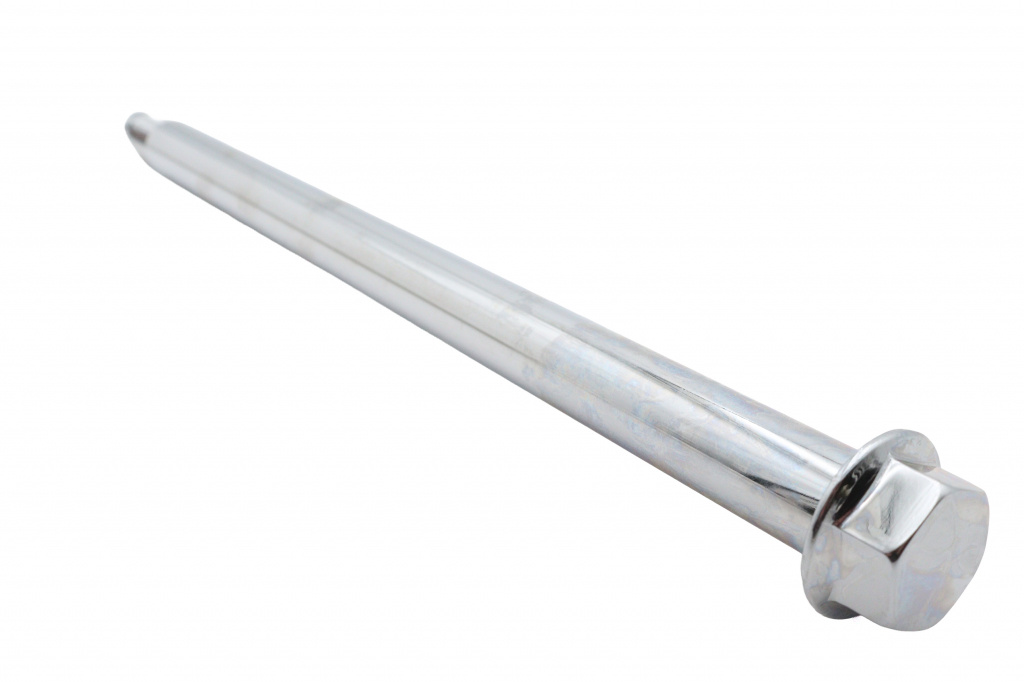 Chrome Rear Axle 3/4