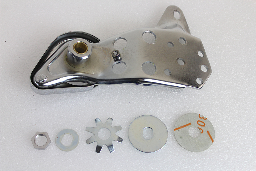 Rocker Foot Clutch Bracket Chrome