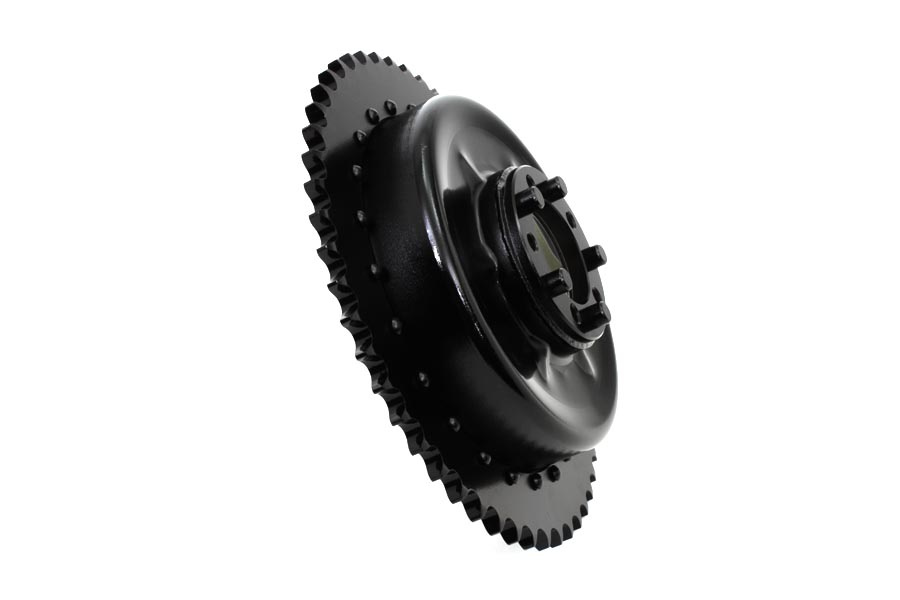 1936 Rear Brake Drum Black