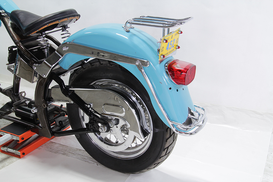 Rear Fender Rail Trim Chrome Evo Softail