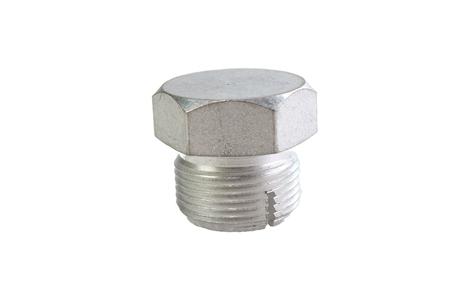 Transmission oversize oil plug is .015 larger (7/8-18)