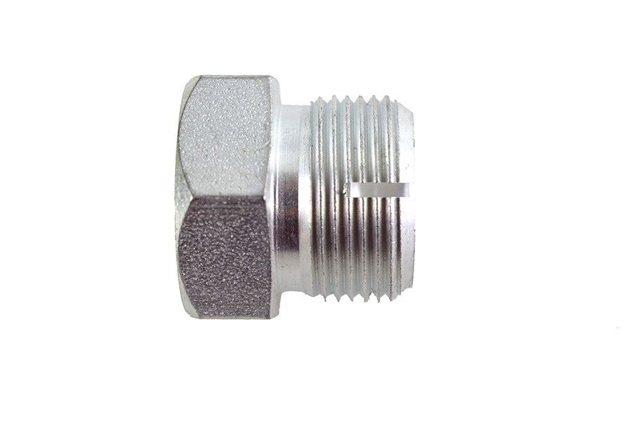 Transmission oversize oil plug is .015 larger (7/8-18)