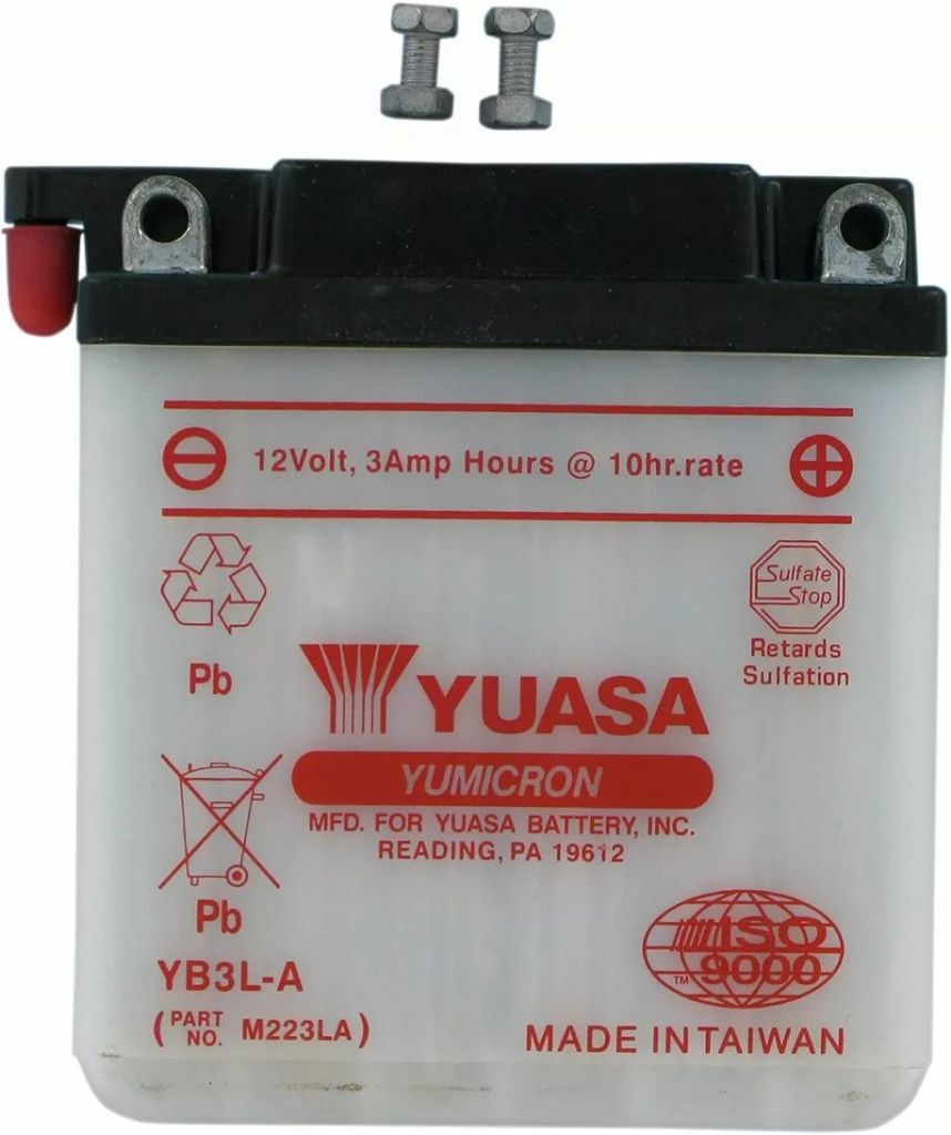 Yuasa Battery Yumicron 12V 96,52 Mm X 57 Mm X 109,22 Mm Conventional L