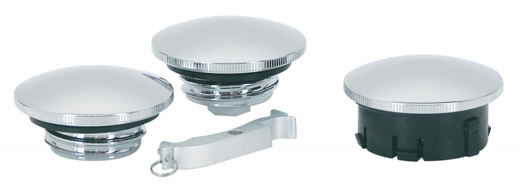 Gzp Chrome Essential Dummy Gas Cap W/Paints
