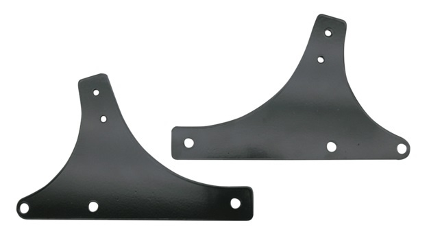 Black Sissybar Sideplates Fxst 00-06