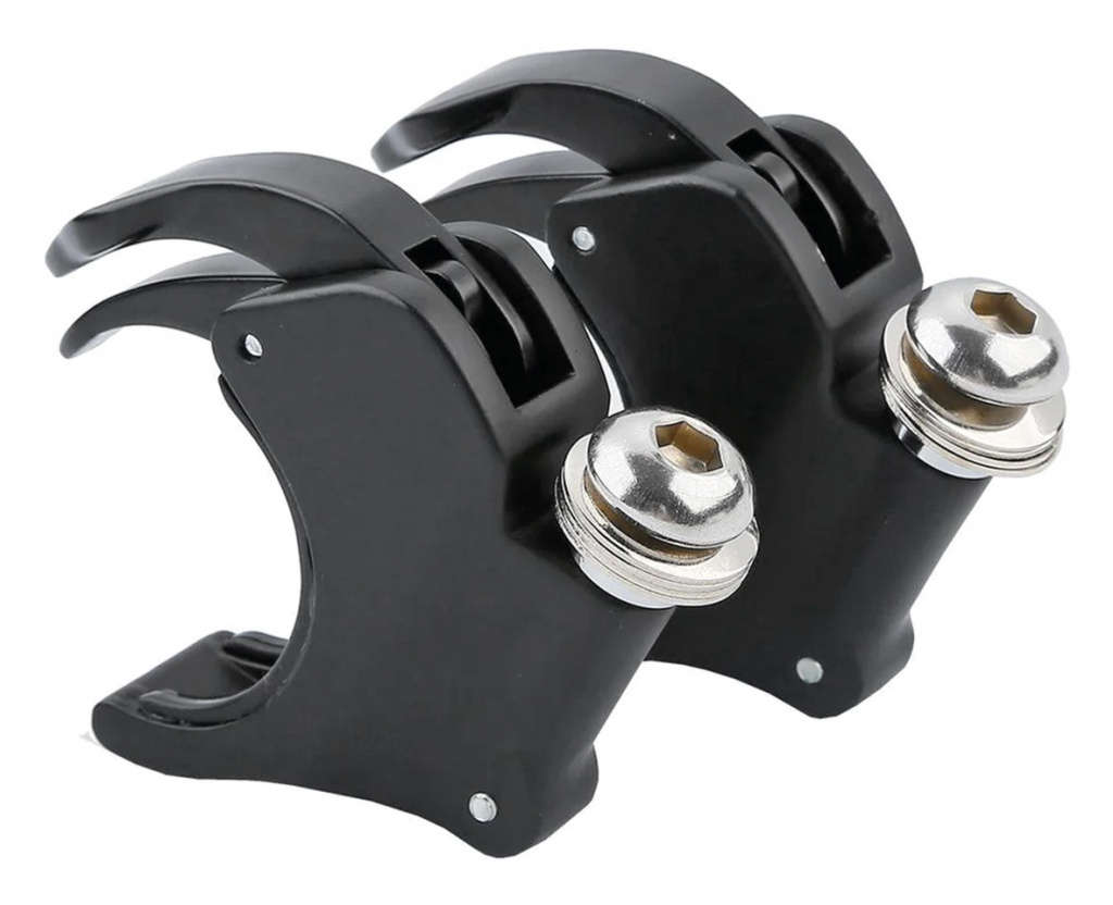 49mm Fork Clamps Black for 1/4 Fairing