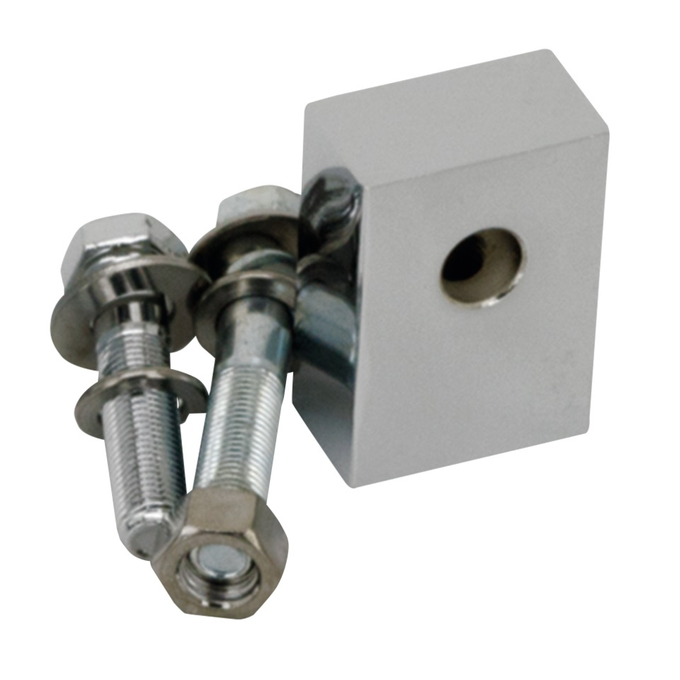 Chrome Headlamp Mount Block Flst97-Up
