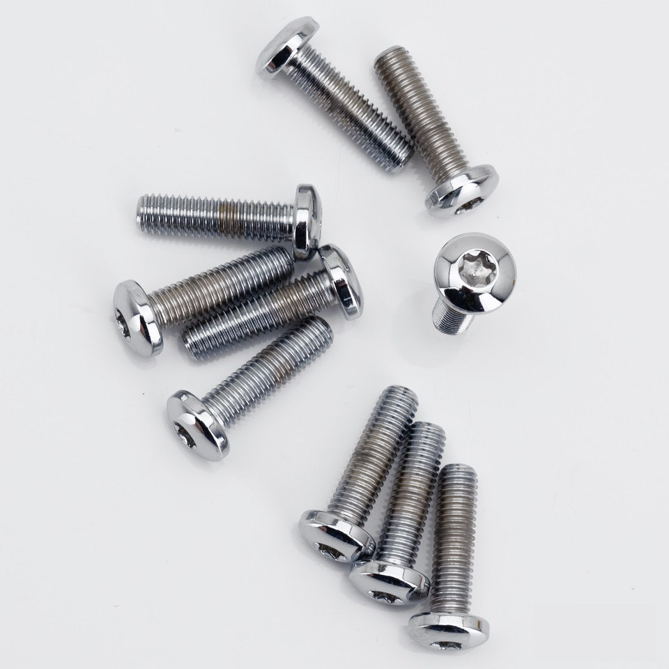 Chr Front Rotor-Hub Screw Kit Flh/T14-Up M8x30mm