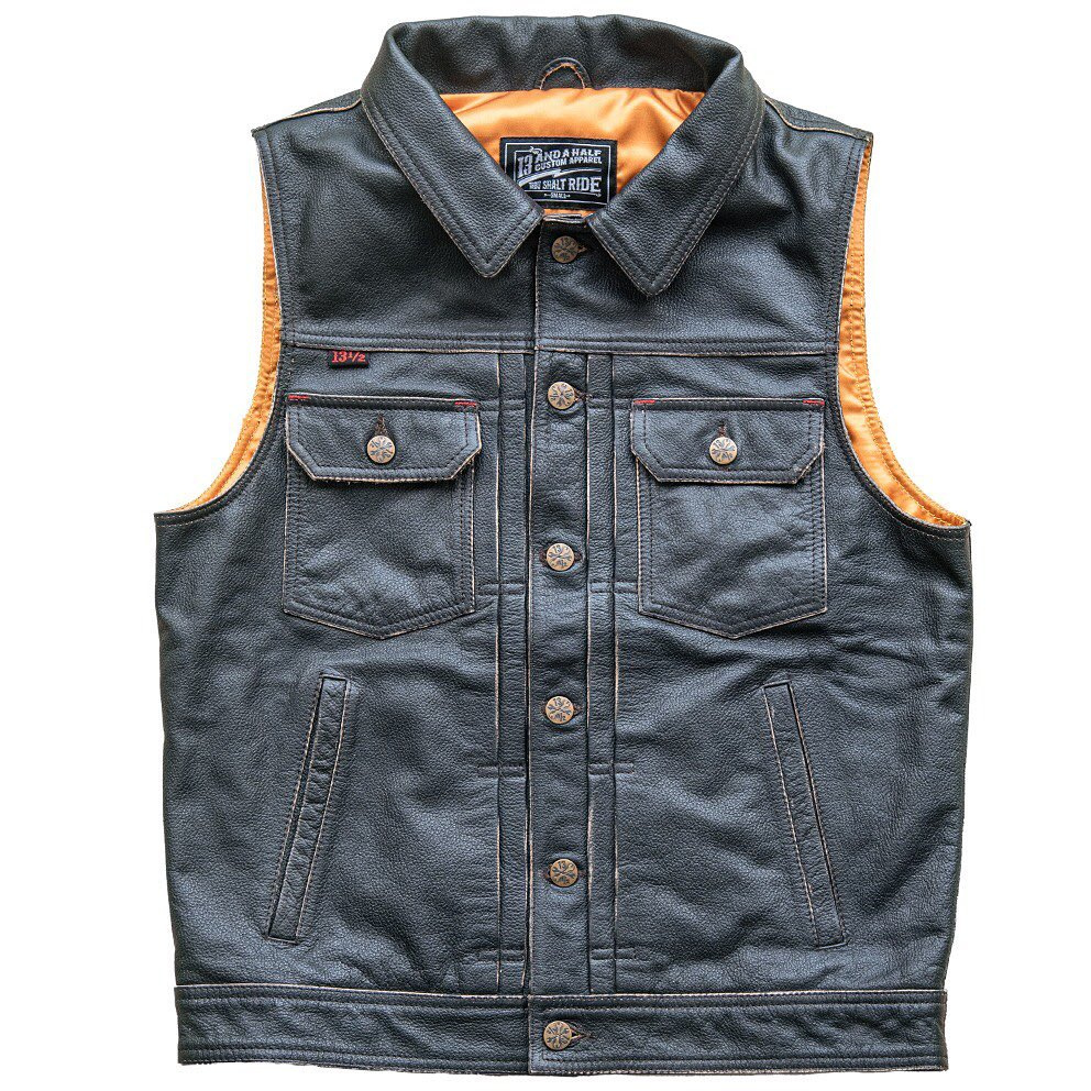 13-1/2 Blood Moon Leather Vest